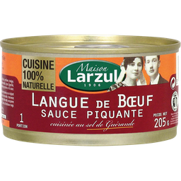 LARZUL Língua de vaca em molho picante com sal de Guérande 205 g