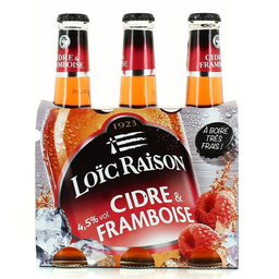 LOIC RAISON pack cidre et framboise 4,5° 3X27.5cl