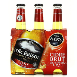 LOIC RAISON cidre brut l raison 3X27.5cl