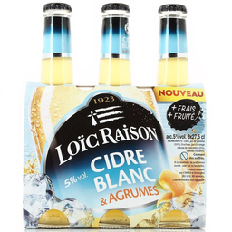 LOIC RAISON pack cidre blanc 5° 3X27,5cl
