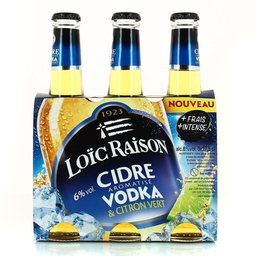 LOIC RAISON pack cidre vodka 6° 3X27,5cl