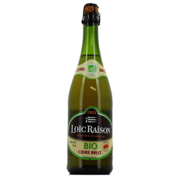 LOIC RAISON bouteille cidre brut BIO 75cl