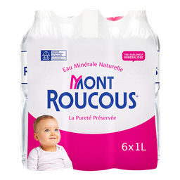 MONT ROUCOUS Eau Minérale Naturelle Plate MONT ROUCOUS