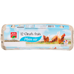 COCORETTE Oeuf frais plein air calibre moy/gro x 12 bf