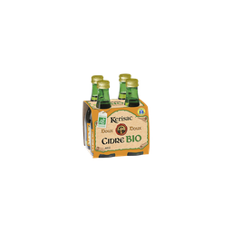 KERISAC Sidra dulce bio 4 x 25 cl