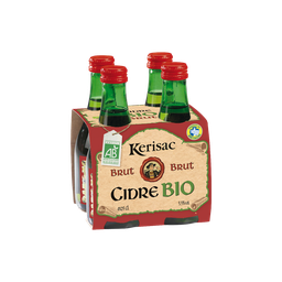 KERISAC Sidra bruta bio 4 x 25 cl