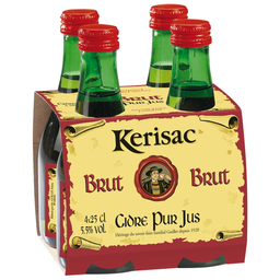 KERISAC Sidra brut Guillet 4 x 25 cl