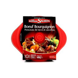 WILLIAM SAURIN Plat individuel Bœuf Bourguignon 400 g