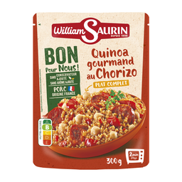 WILLIAM SAURIN Quinoa com chouriço 300g