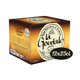 LA GOUDALE Traditional Blonde Beer 12 x 25 cl