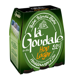 LA GOUDALE Hop ! Lager blonde beer 6 x 25 cl