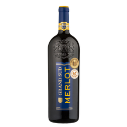 GRAND SUD Vinho tinto IGP Pays d'Oc Merlot 1 L