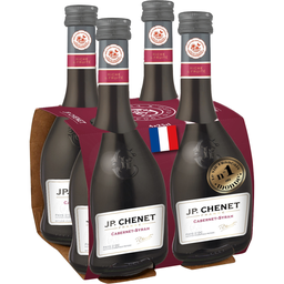 JP. CHENET Vin Rouge I.G.P. Pays d'Oc Cabernet Syrah 4 x 25 cl