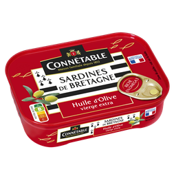 CONNETABLE Sardines à l'Huile d'Olive Vierge Extra