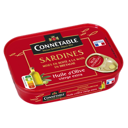 CONNETABLE Sardines à l'huile d'olive vierge extra - - 115g