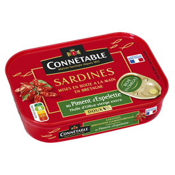 CONNETABLE Sardines au piment d'Espelette - - 115g