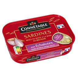 CONNETABLE Sardines aux échalotes - - 115g