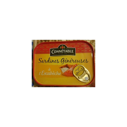 CONNETABLE sardine a l escabeche genereuses 1/5 - 140g