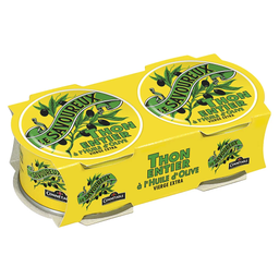 LE SAVOUREUX Thon albacore à l'huile d'olive le lot de boîtes de 80g