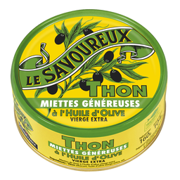 LE SAVOUREUX Miettes de Thon à l'Huile d'Olive Vierge Extra LE SAVOUREUX