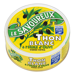 LE SAVOUREUX Thon blanc à l'huile d'olive vierge extra 160g