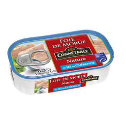 CONNETABLE Fígado de bacalhau com sal de Guérande 121 g