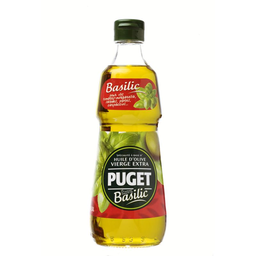 PUGET Huile Olive Basilic 50 cl