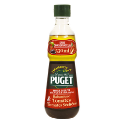 PUGET Légère Vinaigrette vinaigre Balsamique tomates séchées 33 cl