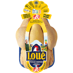 LOUE Frango Inteiro Amarelo Pac Label Rouge 1,5 kg