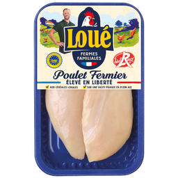 LOUE Free-Range Chicken Fillets Label Rouge 250 g