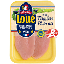 LOUE Turkey Escalopes Label Rouge 240 g