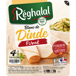 REGHALAL Blanc de dinde halal fumé