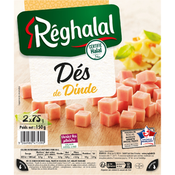 REGHALAL Dès de dinde halal