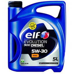 ELF huile moteur evolution 900 diesel 5W-30: le bidon de 5l