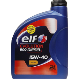 ELF huile moteur evolution 500 diesel 15W-40: le bidon de 2l