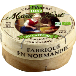 MARIE HAREL Camembert bio au lait cru, 22% de MG 150 g