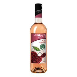 AROMES & VIN Vin Rosé Saveur Griotte Arôme Naturel 7,5% AROMES & VIN