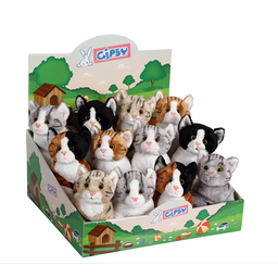 GIPSY Floppikitty Peluche de gato 22 cm