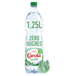CAROLA Água de nascente gaseificada sabor menta 1.25 L