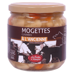 GASTROMER Mogettes Cuisinées aux Carottes et Lardons 420g