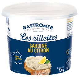 GASTROMER Rillettes de Sardinha com Limão 150 g