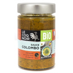 LE COQ NOIR Sauce bio Colombo doux 180 g