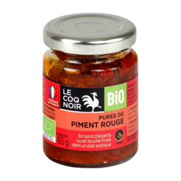 LE COQ NOIR Puré de chile rojo orgánico 85 g