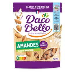 DACO BELLO Amêndoas descascadas saco reciclável 125 g