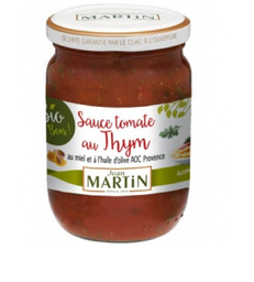 JEAN MARTIN Sauce tomate au thym Bio 240 g