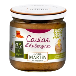 JEAN MARTIN Caviar d'aubergine BIO 380 g