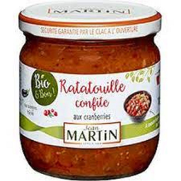 JEAN MARTIN Ratatouille confite aux cranberries bio 360 g