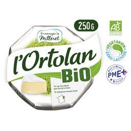 FROMAGERIE MILLERET L'Ortolan Bio 250 g