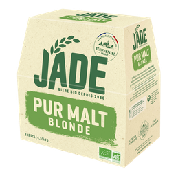 JADE Cerveja loira pura malte BIO 4,5% 6x25cl