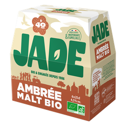 JADE Cerveja âmbar biológica 6 x 25 cl